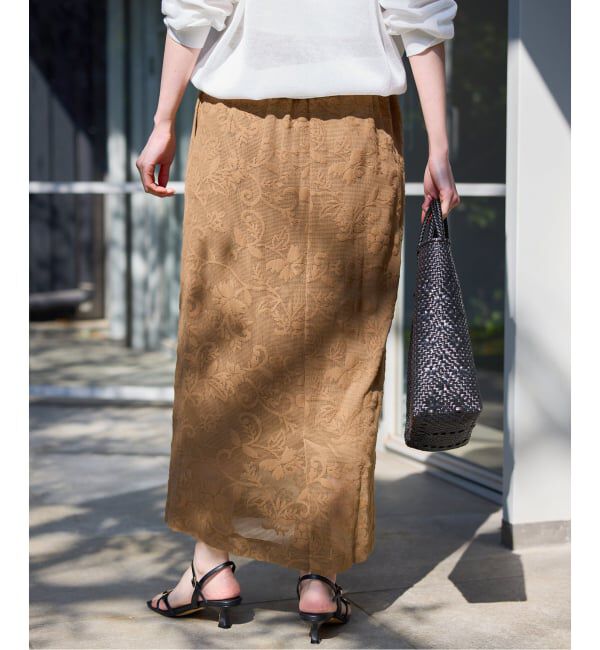 SLOBE IENA「《シリーズあり/予約》レースカットスカート」|スカート|