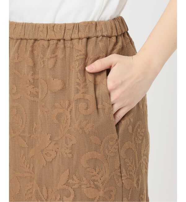 SLOBE IENA「《シリーズあり/予約》レースカットスカート」|スカート|