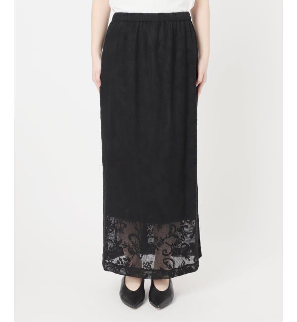 SLOBE IENA「《シリーズあり/予約》レースカットスカート」|スカート|