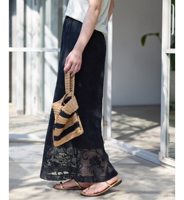 SLOBE IENA「《シリーズあり/予約》レースカットスカート」|スカート|