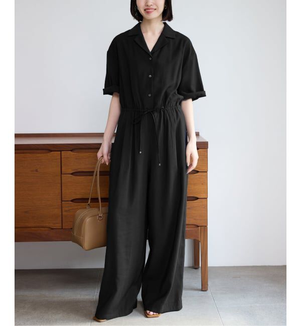 SLOBE IENA「《WEB限定/予約》ハーフスリーブオールインワン」|オールインワン|