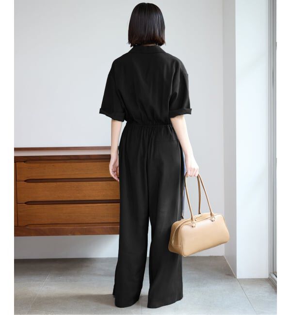 SLOBE IENA「《WEB限定/予約》ハーフスリーブオールインワン」|オールインワン|