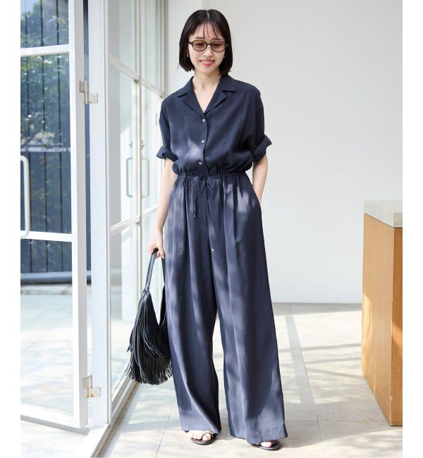 SLOBE IENA「《WEB限定/予約》ハーフスリーブオールインワン」|オールインワン|