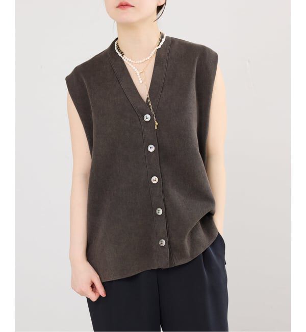 IENA「《セットアップ対応/予約》ダンボールストーンベスト」|ベスト・ジレ|