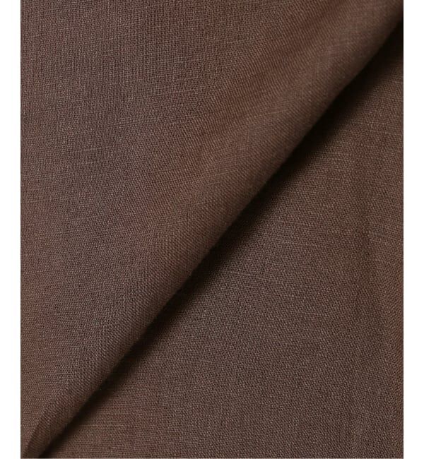 IENA「《追加予約》ウォッシャブル ソフトリネン リラックスジャケット」|テーラードジャケット|