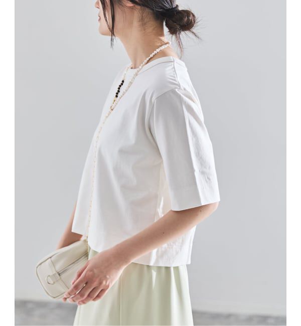 IENA「《予約》クロップドTシャツ」|Tシャツ・カットソー|