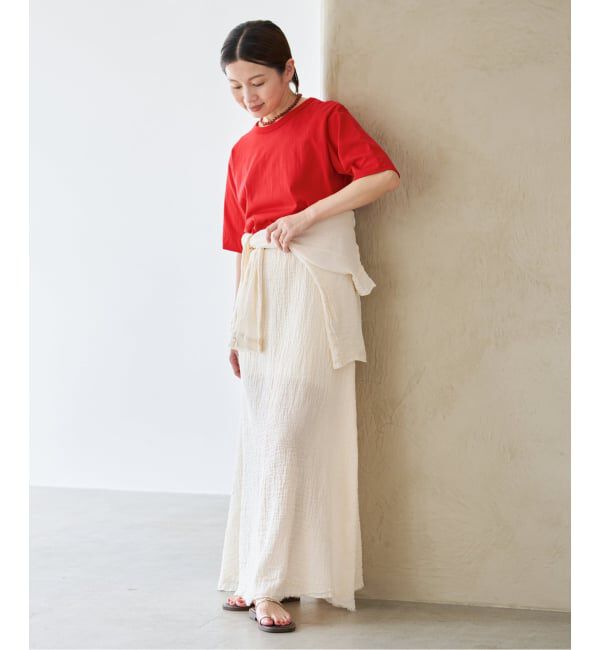 IENA「《予約》クロップドTシャツ」|Tシャツ・カットソー|