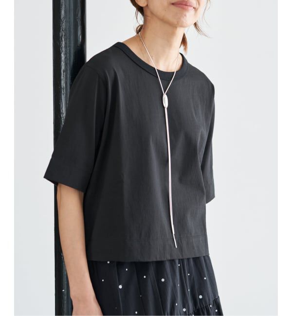 IENA「《予約》クロップドTシャツ」|Tシャツ・カットソー|