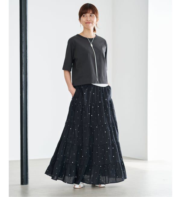 IENA「《予約》クロップドTシャツ」|Tシャツ・カットソー|