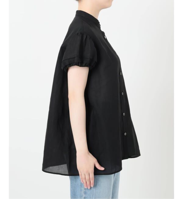 IENA「《WEB限定/追加予約》パフスリーブ半袖ブラウス」|シャツ・ブラウス|