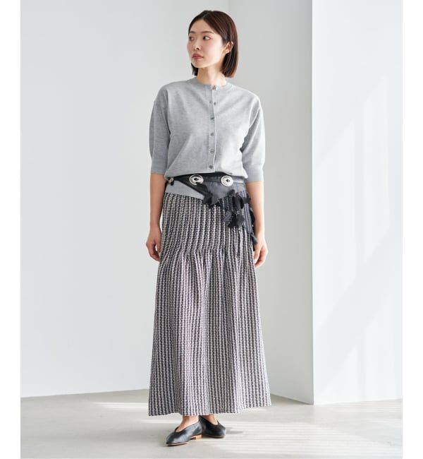 IENA「《新色あり/追加5予約》LEVITAクルーカーディガン」|カーディガン|