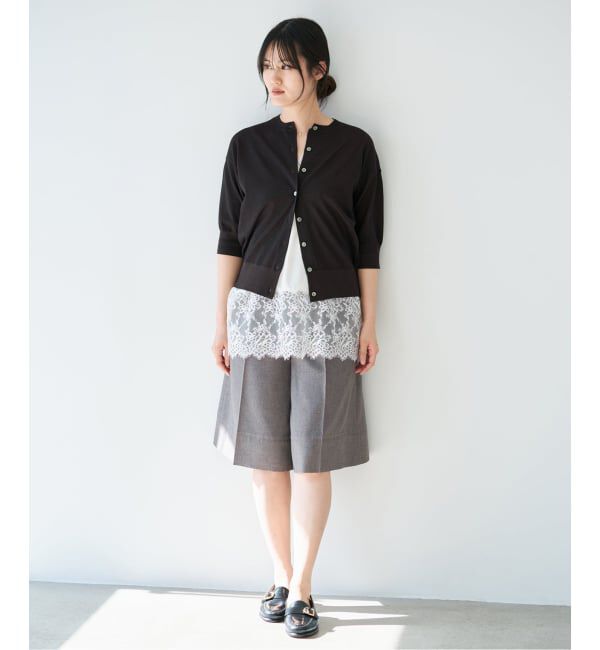 IENA「《新色あり/追加5予約》LEVITAクルーカーディガン」|カーディガン|