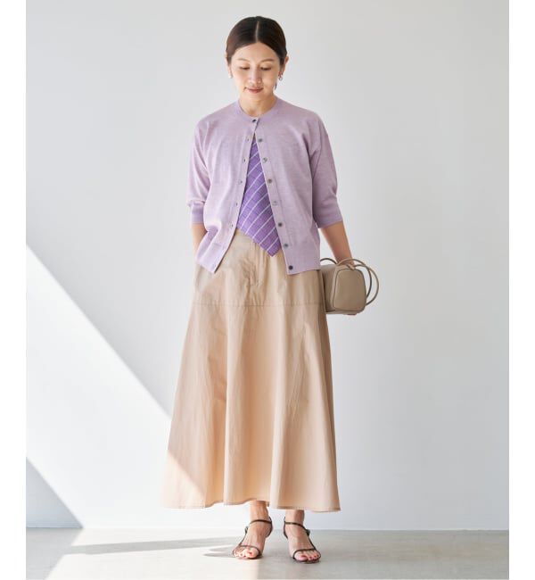 IENA「《新色あり/追加5予約》LEVITAクルーカーディガン」|カーディガン|