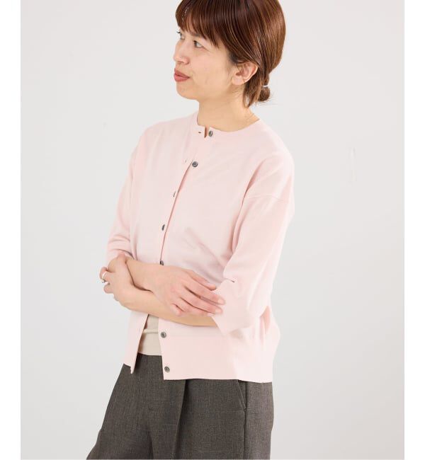 IENA「《新色あり/追加5予約》LEVITAクルーカーディガン」|カーディガン|