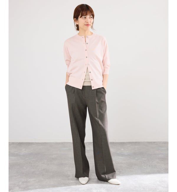 IENA「《新色あり/追加5予約》LEVITAクルーカーディガン」|カーディガン|