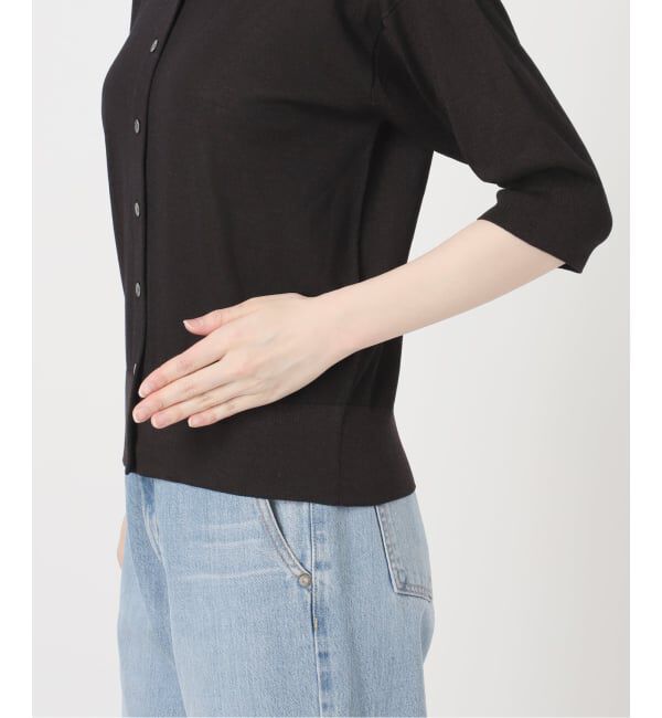 IENA「《新色あり/追加5予約》LEVITAクルーカーディガン」|カーディガン|