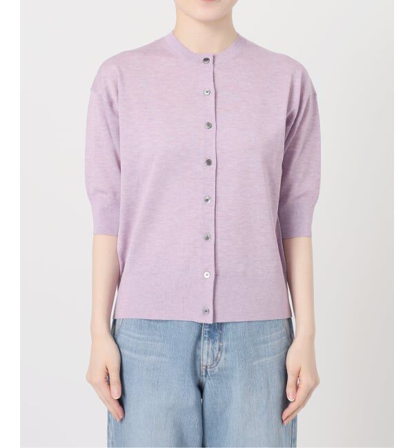 IENA「《新色あり/追加5予約》LEVITAクルーカーディガン」|カーディガン|