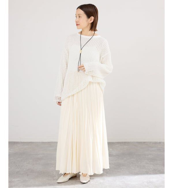 IENA「《予約》ギマメッシュプルオーバー」|ニット・セーター|