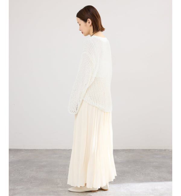 IENA「《予約》ギマメッシュプルオーバー」|ニット・セーター|