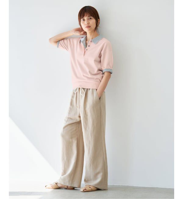 IENA「《予約》LEVITA襟付きプルオーバー」|ニット・セーター|