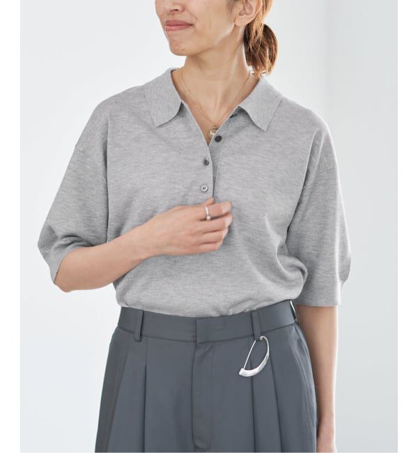 IENA「《予約》LEVITA襟付きプルオーバー」|ニット・セーター|