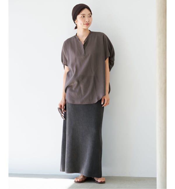 IENA「《WEB限定/追加5予約》ニュアンスドルマンブラウス」|シャツ・ブラウス|