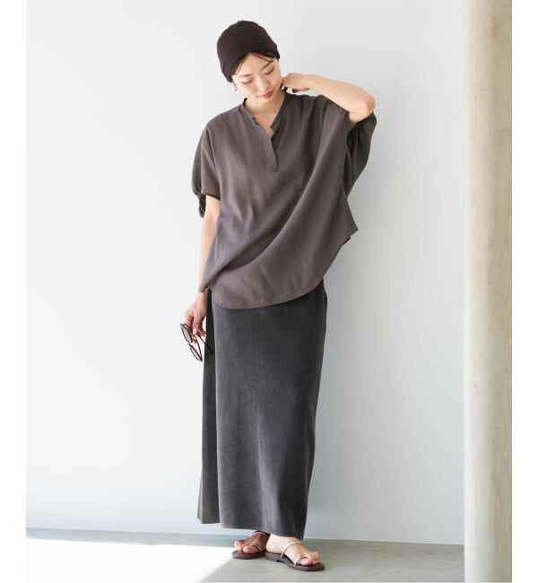 IENA「《WEB限定/追加5予約》ニュアンスドルマンブラウス」|シャツ・ブラウス|