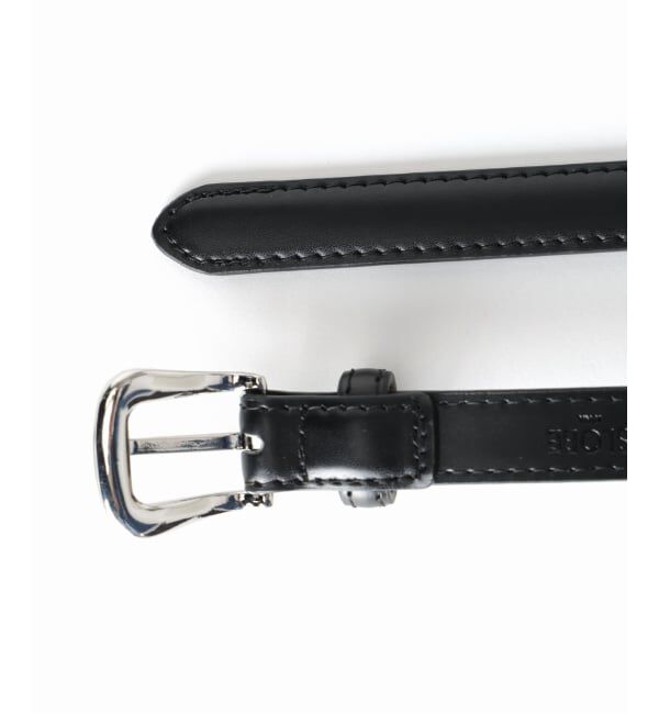 SLOBE IENA「《予約》SLOBE シルバーバックルステッチベルト」|ベルト|