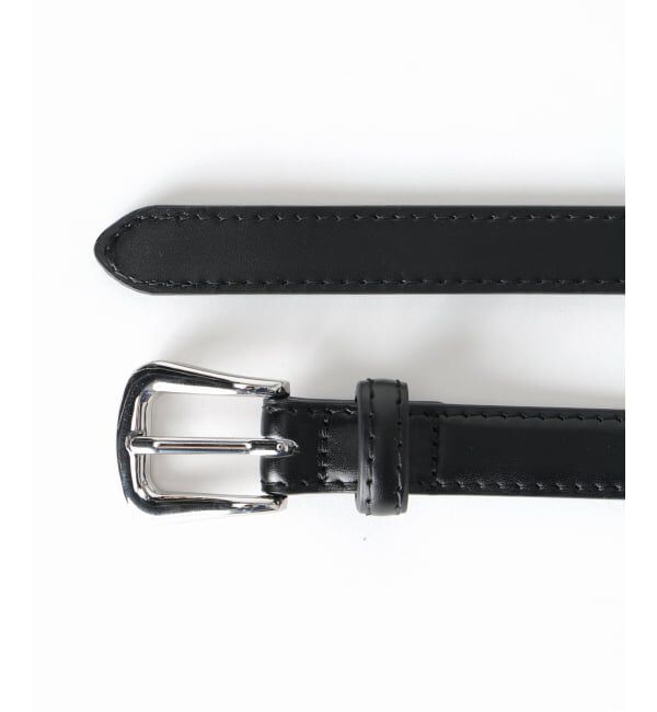 SLOBE IENA「《予約》SLOBE シルバーバックルステッチベルト」|ベルト|