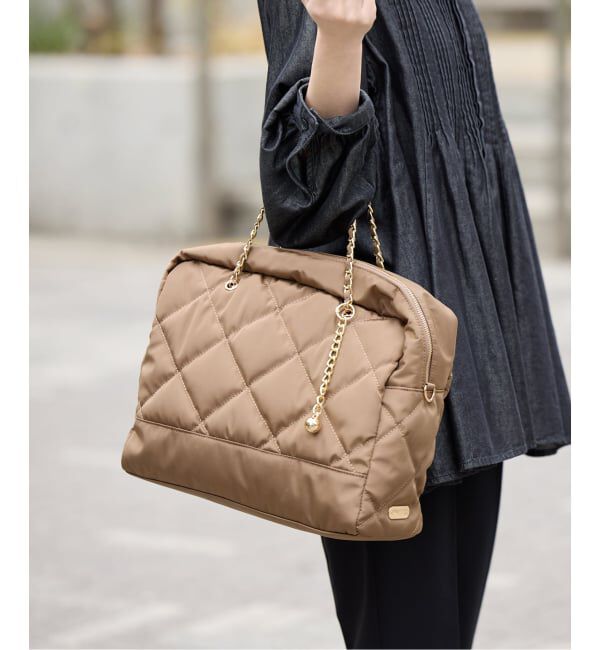 SLOBE IENA「《追加予約》OUTDOOR/アウトドア SLOBE別注 キルティング2WAYショルダーバッグ」|ショルダー・メッセンジャー|