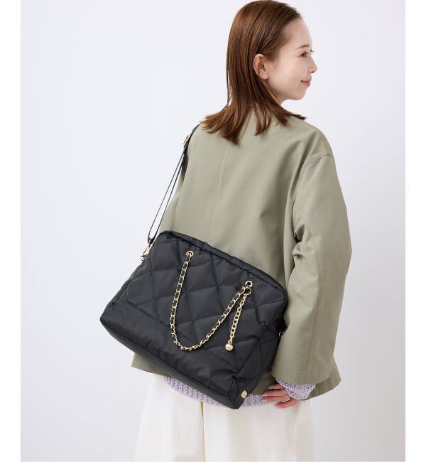 SLOBE IENA「《追加予約》OUTDOOR/アウトドア SLOBE別注 キルティング2WAYショルダーバッグ」|ショルダー・メッセンジャー|