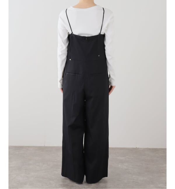 IENA「ウォッシャブル スクエアネックサロペット」|オールインワン|