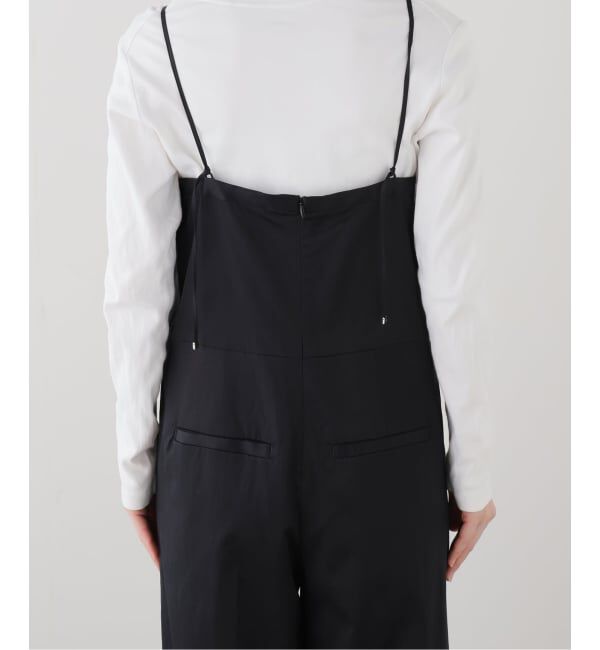 IENA「ウォッシャブル スクエアネックサロペット」|オールインワン|