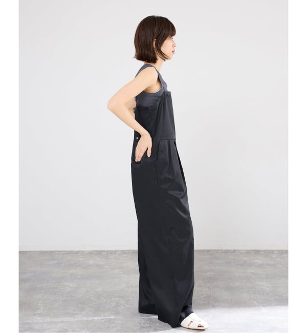 IENA「ウォッシャブル スクエアネックサロペット」|オールインワン|