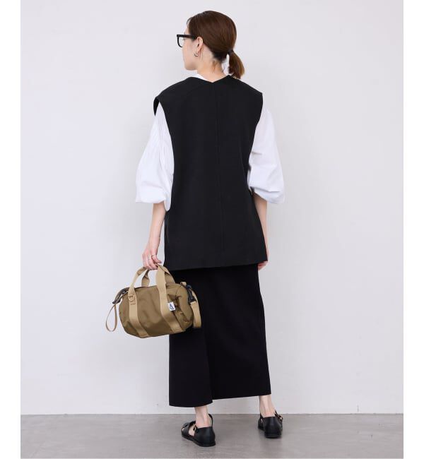 SLOBE IENA「《WEB限定/追加予約》ダブルフェイスコットンニットベスト」|ベスト・ジレ|