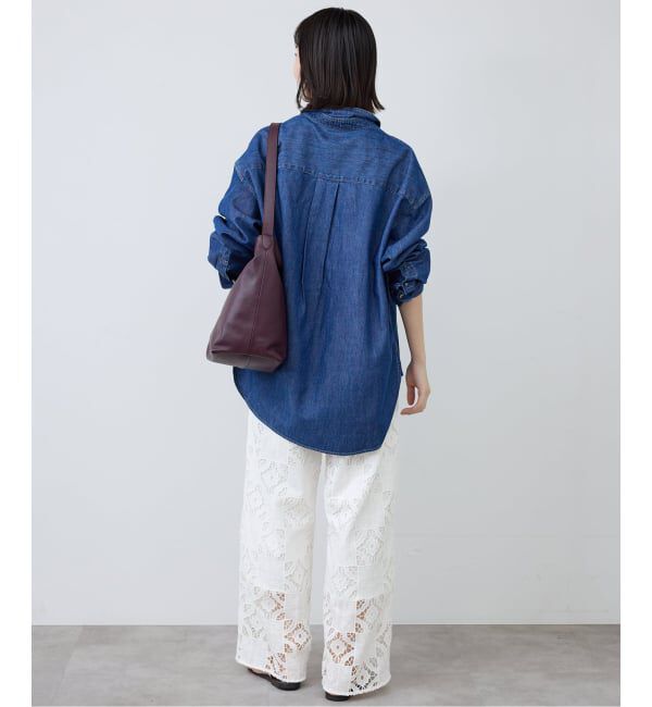 SLOBE IENA「《追加予約》コットンレースイージーパンツ」|その他|