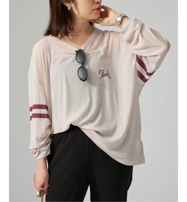 VERMEIL par iena「St.Johns 3rd club セントジョンズサードクラブ 別注 シアーLong-Tシャツ 0」|Tシャツ・カットソー|グレーB