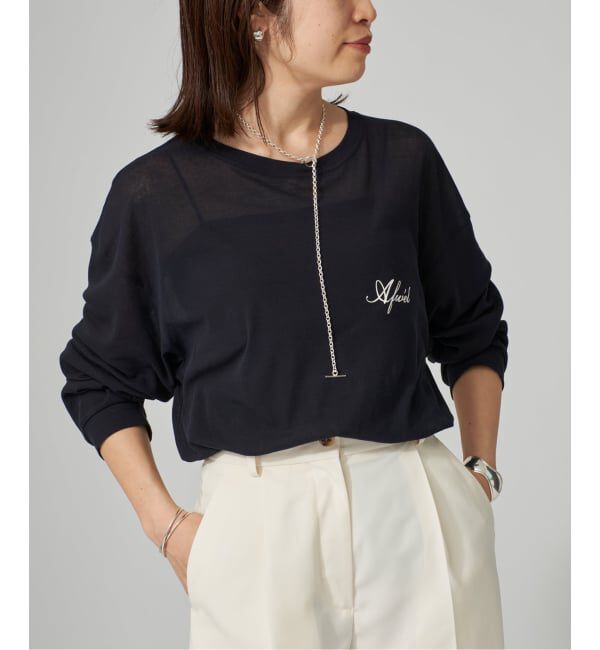 VERMEIL par iena「St.Johns 3rd club セントジョンズサードクラブ 別注 シアーLong-Tシャツ 0」|Tシャツ・カットソー|