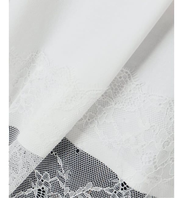 SLOBE IENA「《予約》レースコンビノースリカットソー」|Tシャツ・カットソー|