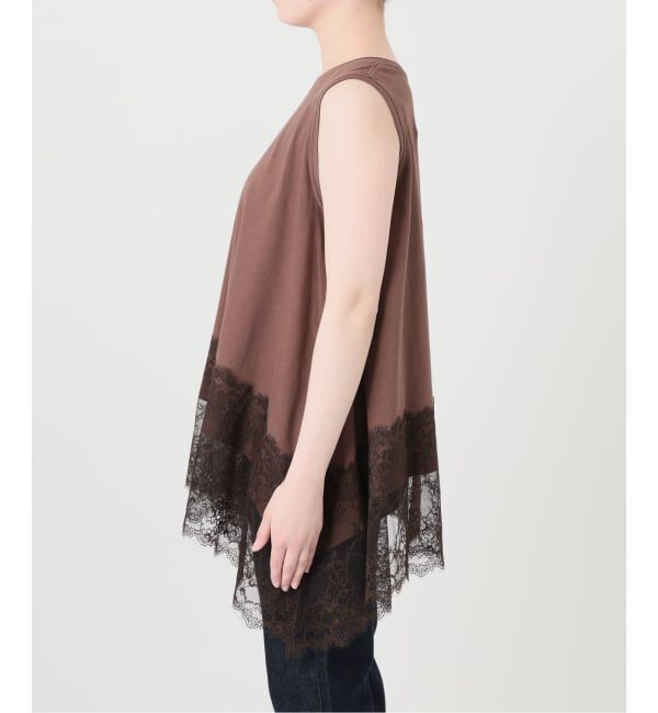 SLOBE IENA「《予約》レースコンビノースリカットソー」|Tシャツ・カットソー|