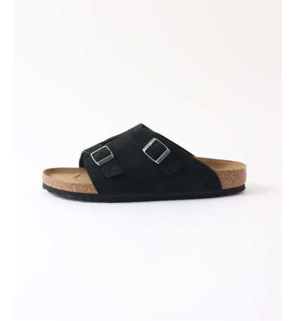 EDIFICE「BIRKENSTOCK (ビルケンシュトック) ZURICH BLACK SUEDE 1025060」|サンダル|