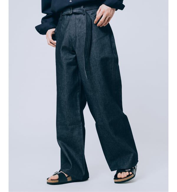 EDIFICE「《予約》LEVI&rsquo;S(R)/リーバイス(R) 別注 TWISTED BELTED デニムパンツ (L28)」|デニム|
