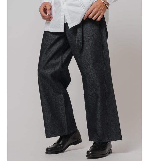 EDIFICE「《予約》LEVI&rsquo;S(R)/リーバイス(R) 別注 TWISTED BELTED デニムパンツ (L28)」|デニム|