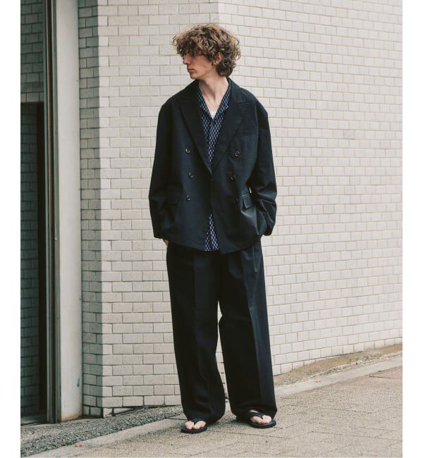 417 EDIFICE「サッカーダブル ワイドセットアップ &rdquo;ジャケット1点+パンツ1点&rdquo; の2点セット」|スーツ|