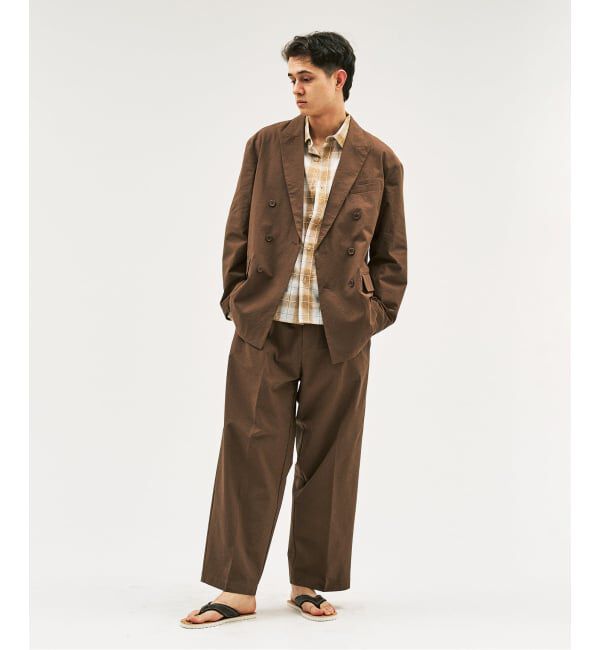 417 EDIFICE「サッカーダブル ワイドセットアップ &rdquo;ジャケット1点+パンツ1点&rdquo; の2点セット」|スーツ|