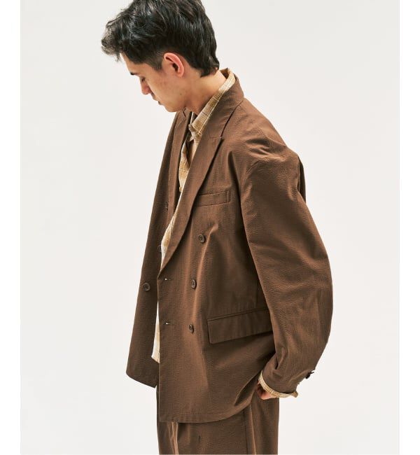 417 EDIFICE「サッカーダブル ワイドセットアップ &rdquo;ジャケット1点+パンツ1点&rdquo; の2点セット」|スーツ|