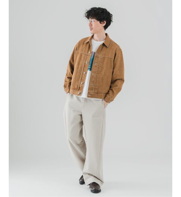 EDIFICE「COLOR DENIM トラッカージャケット」|デニムジャケット|