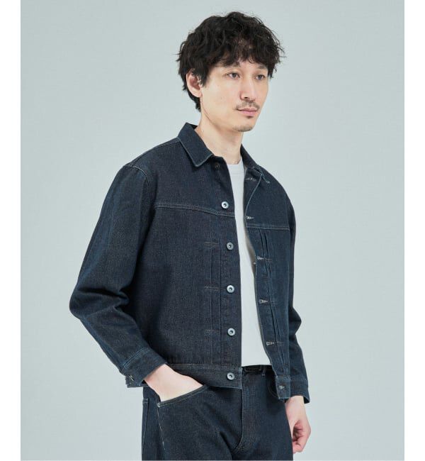 EDIFICE「COLOR DENIM トラッカージャケット」|デニムジャケット|