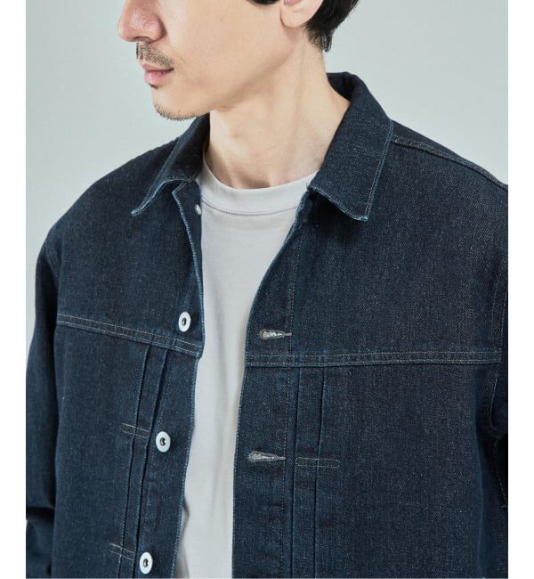 EDIFICE「COLOR DENIM トラッカージャケット」|デニムジャケット|