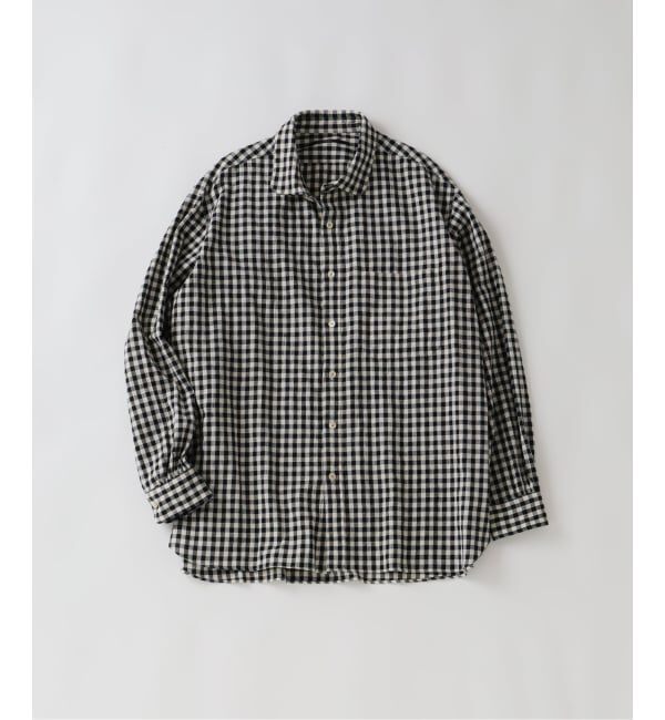 EDIFICE「コットンリネン ラウンド カラー シャツ」|シャツ・ブラウス|